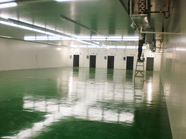 雅瑪多物流冷庫建造風(fēng)機(jī)安裝